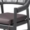 Baxton Studio Wendell Grey Finished Rope and Metal Outdoor Bar Stool 171-10773 - alternate 9